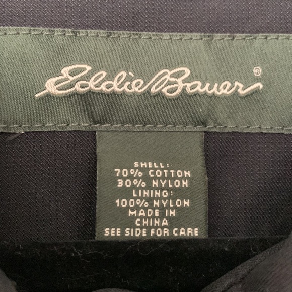 Eddie Bauer - Black Trench Coat - Picture 4 of 4